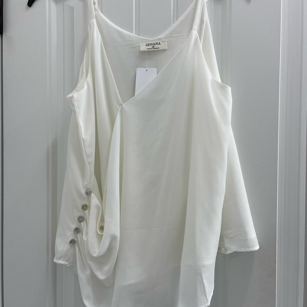 White Zenana Boutique Tank